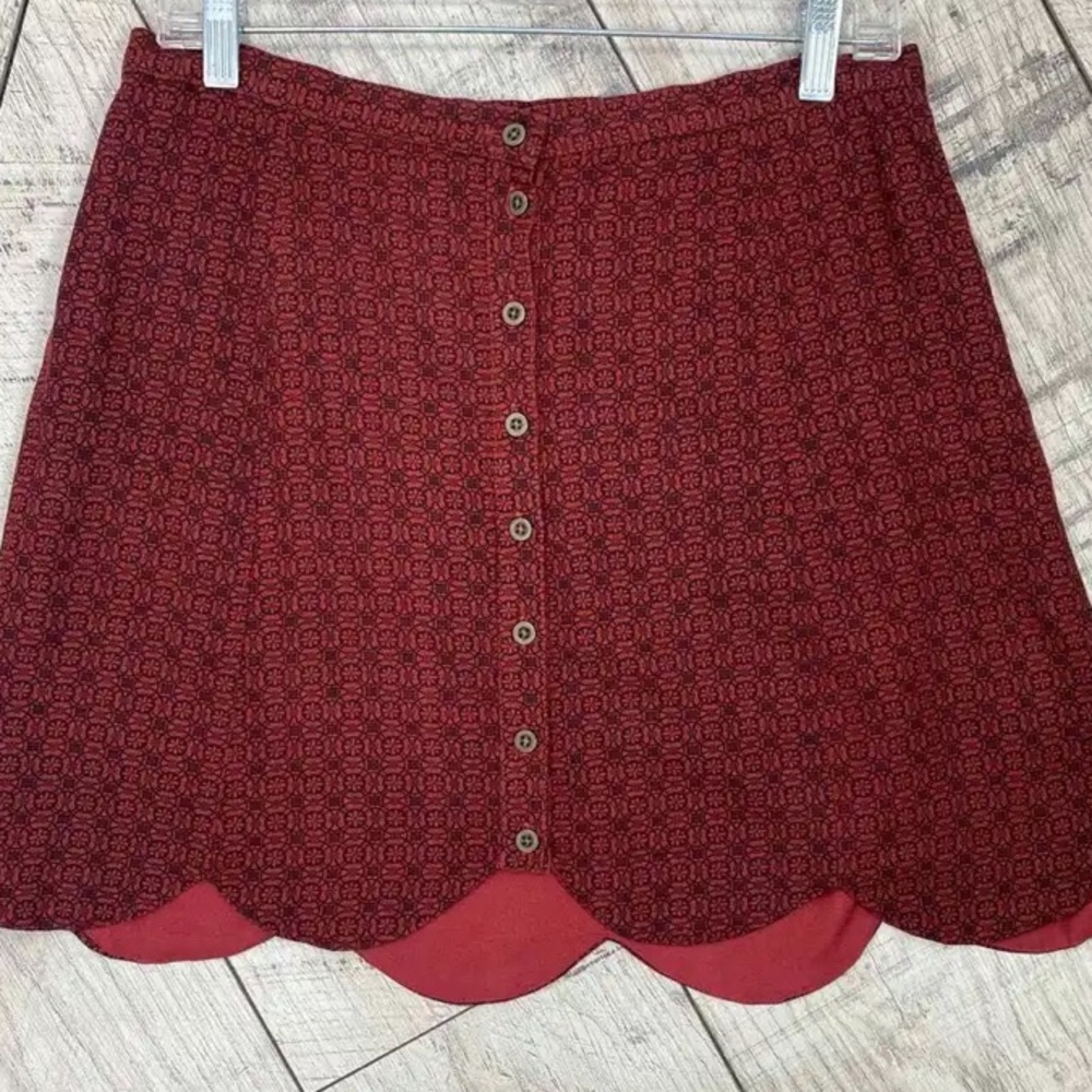 Urban Outfitters Cooperative Button-Front A-Line Skirt